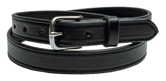 Bridle Leather, Stitched Belt w/ Regular Buckle