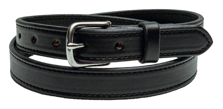Bridle Leather, Stitched Belt w/ Regular Buckle