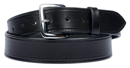 Bridle Leather, Stitched Belt w/ Regular Buckle