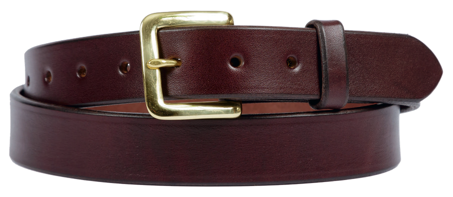 Bridle Leather, Plain Belt w/ Regular Buckle