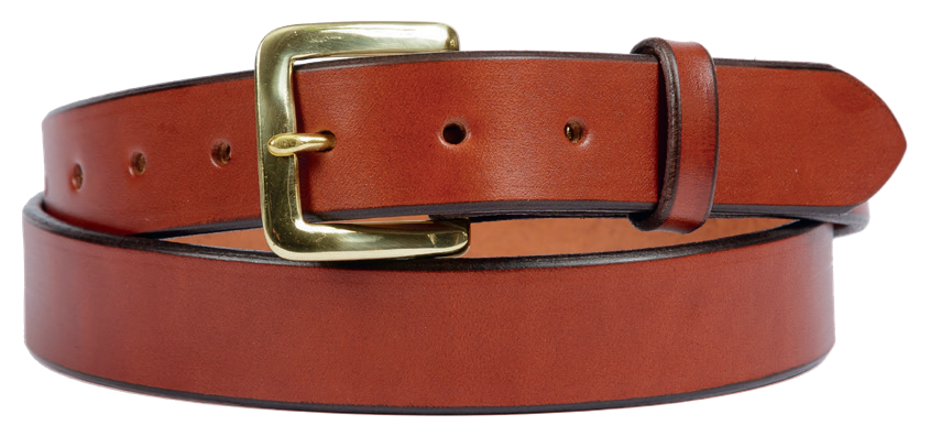 Bridle Leather, Plain Belt w/ Regular Buckle