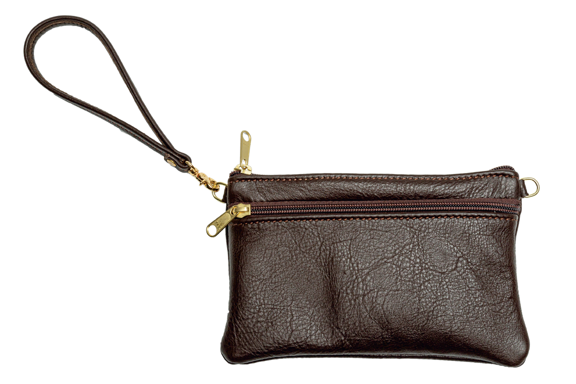 Double Zipper Clutch