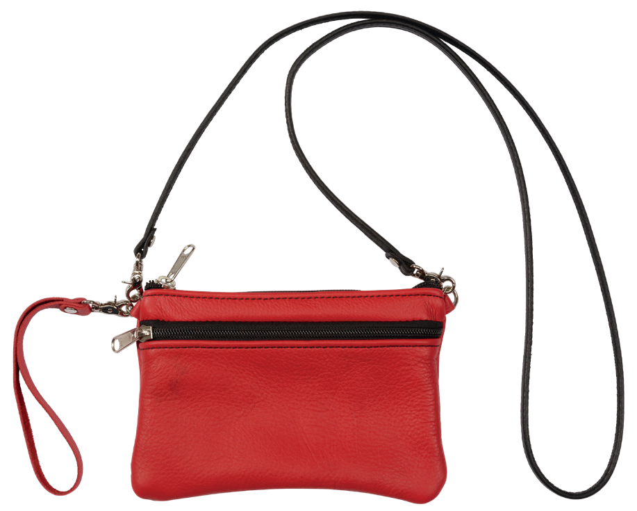 Double Zipper Clutch