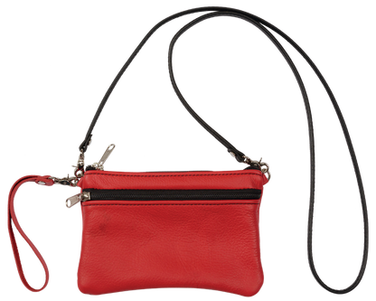 Double Zipper Clutch